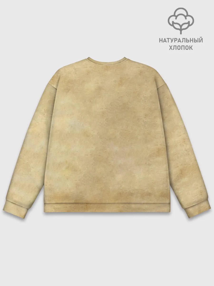 Мужской свитшот базовый / Манки Д. Луффи в розыске One Piece