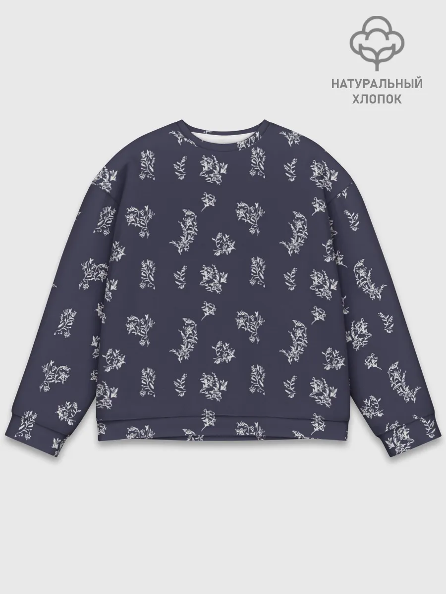 Мужской свитшот базовый / White Plant