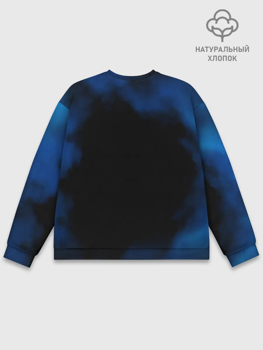 Мужской свитшот базовый / Луффи пират Соломенной Шляпы