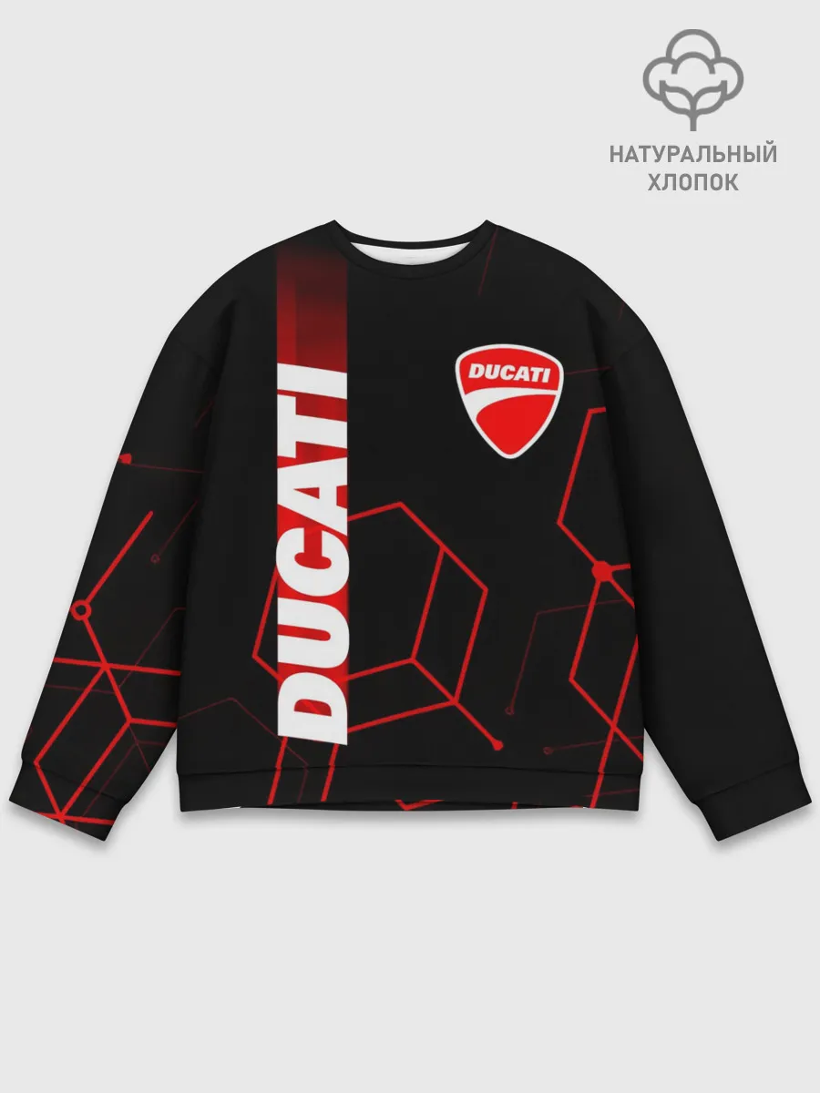 Мужской свитшот базовый / DUCATI / ДУКАТИ / MOTOSPORT