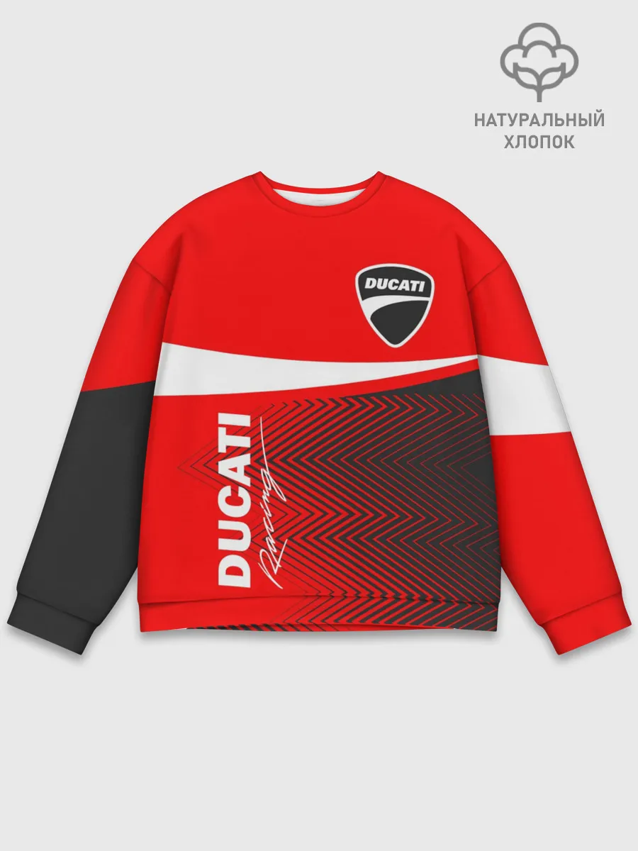 Мужской свитшот базовый / DUCATI / ДУКАТИ / MOTOSPORT