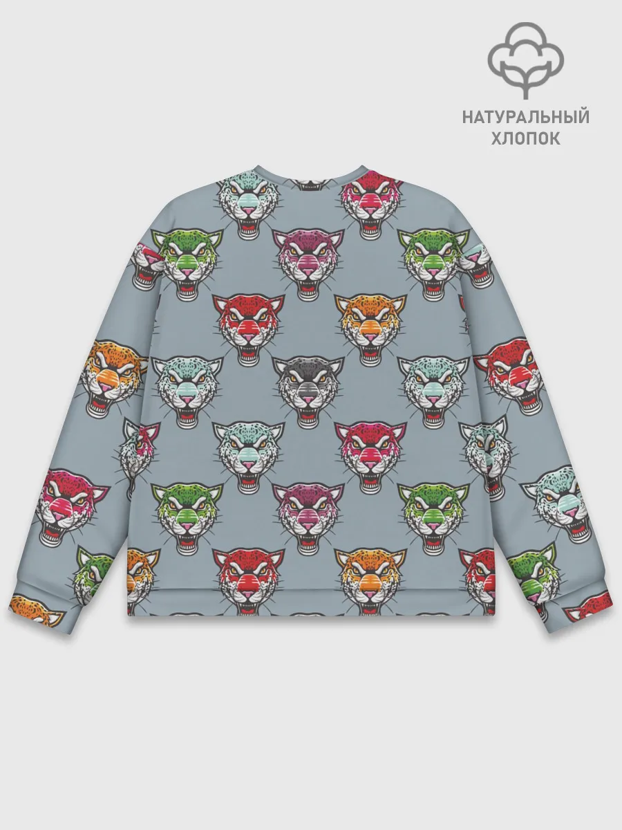 Мужской свитшот базовый / Леопард