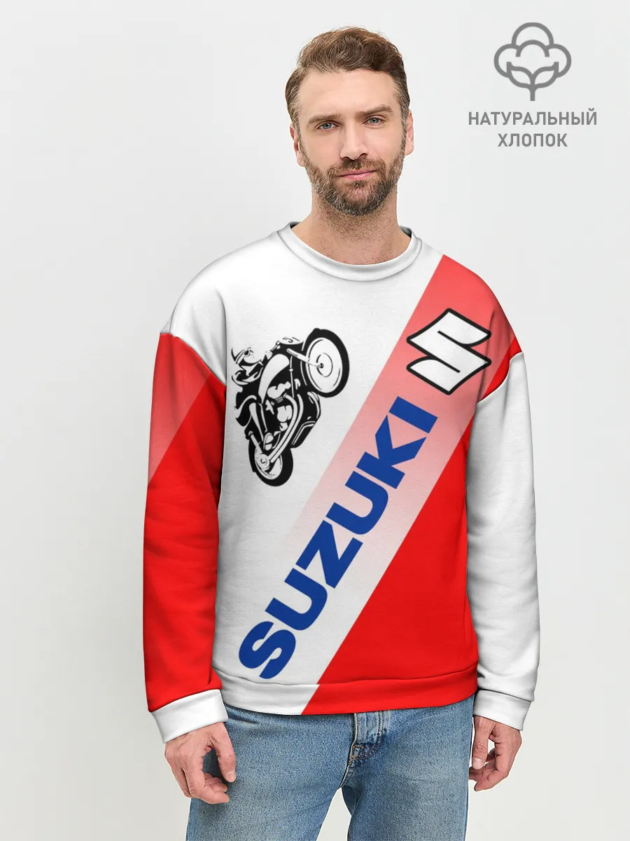 Мужской свитшот базовый / SUZUKI / СУЗУКИ / RACING