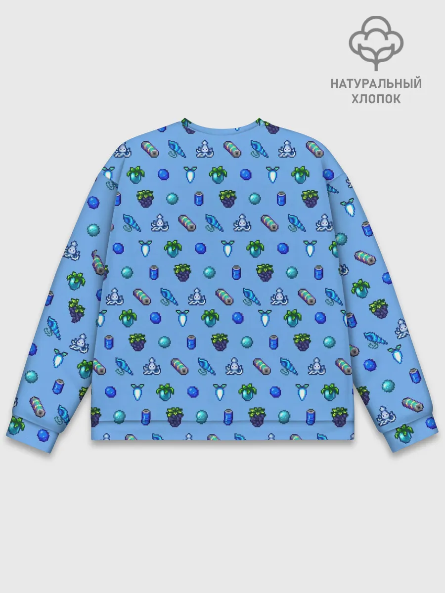 Мужской свитшот базовый / Stardew valley. Pattern