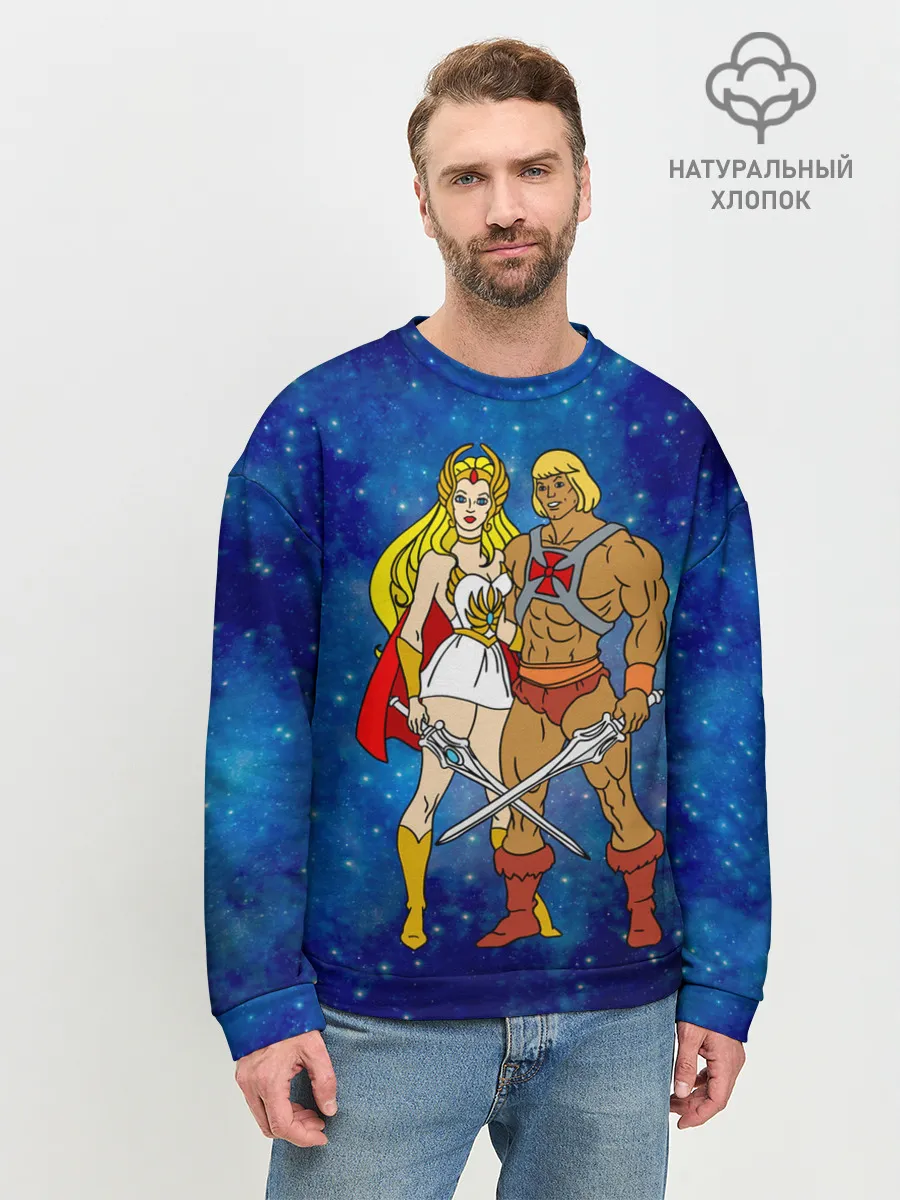 Мужской свитшот базовый / Властелины вселенной, герои