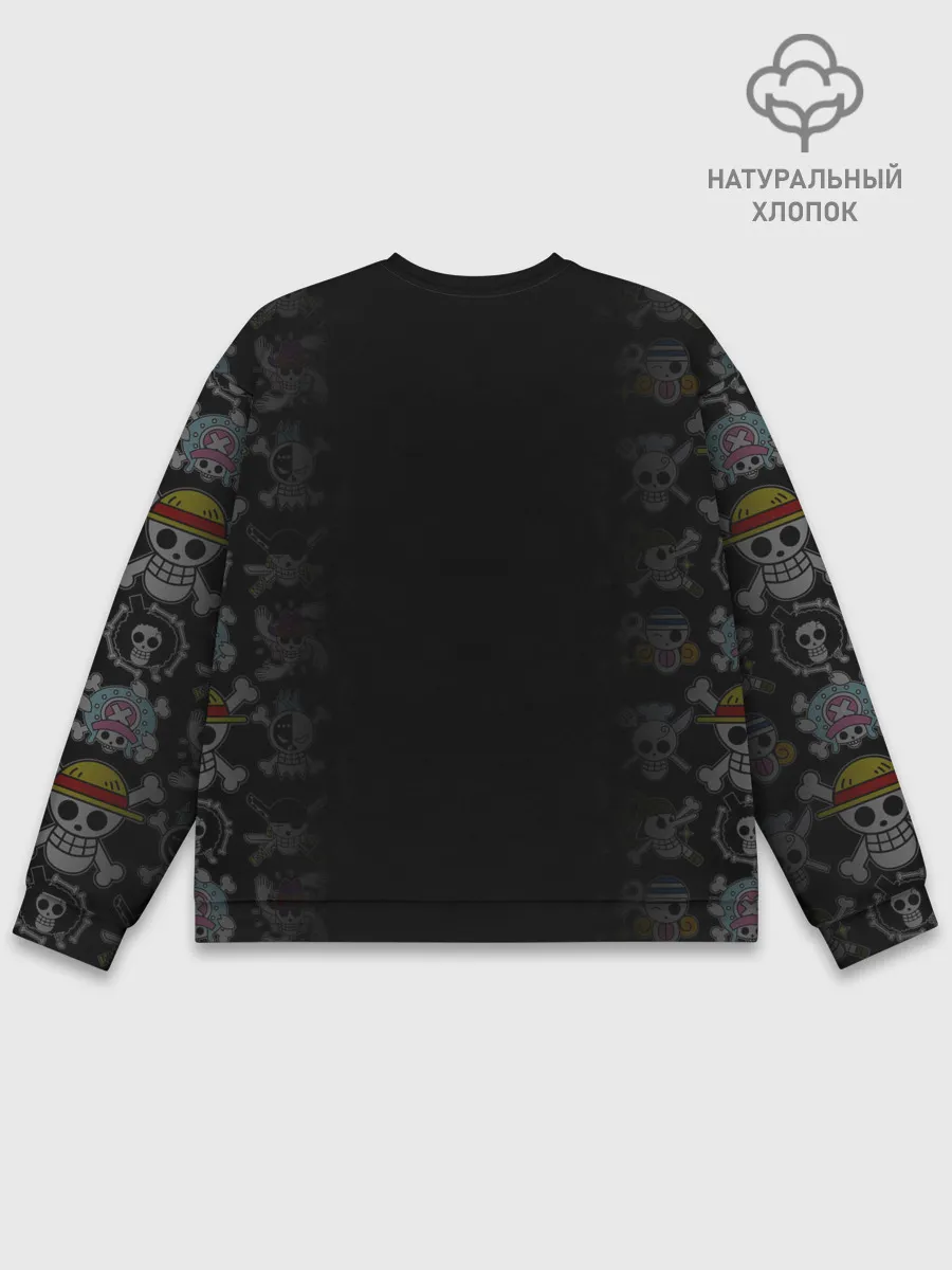 Мужской свитшот базовый / Пираты Соломенной Шляпы | One Piece