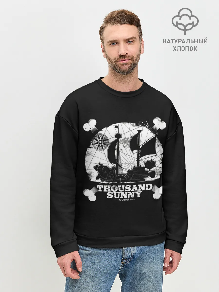 Мужской свитшот базовый / One Piece team