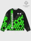Мужской свитшот базовый / KAWASAKI / КАВАСАКИ