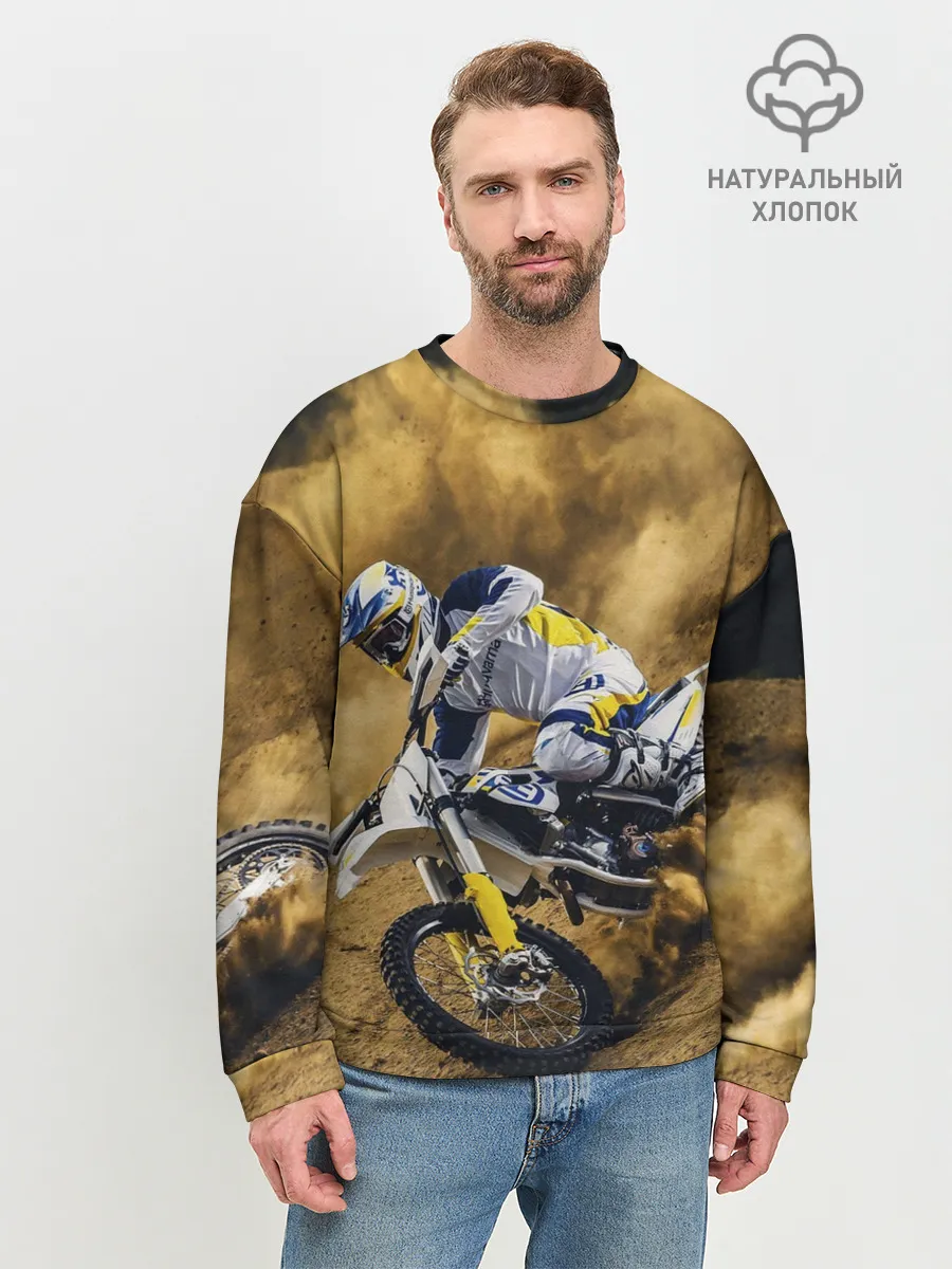 Мужской свитшот базовый / HUSQVARNA / ХУСКВАРНА / SPORT