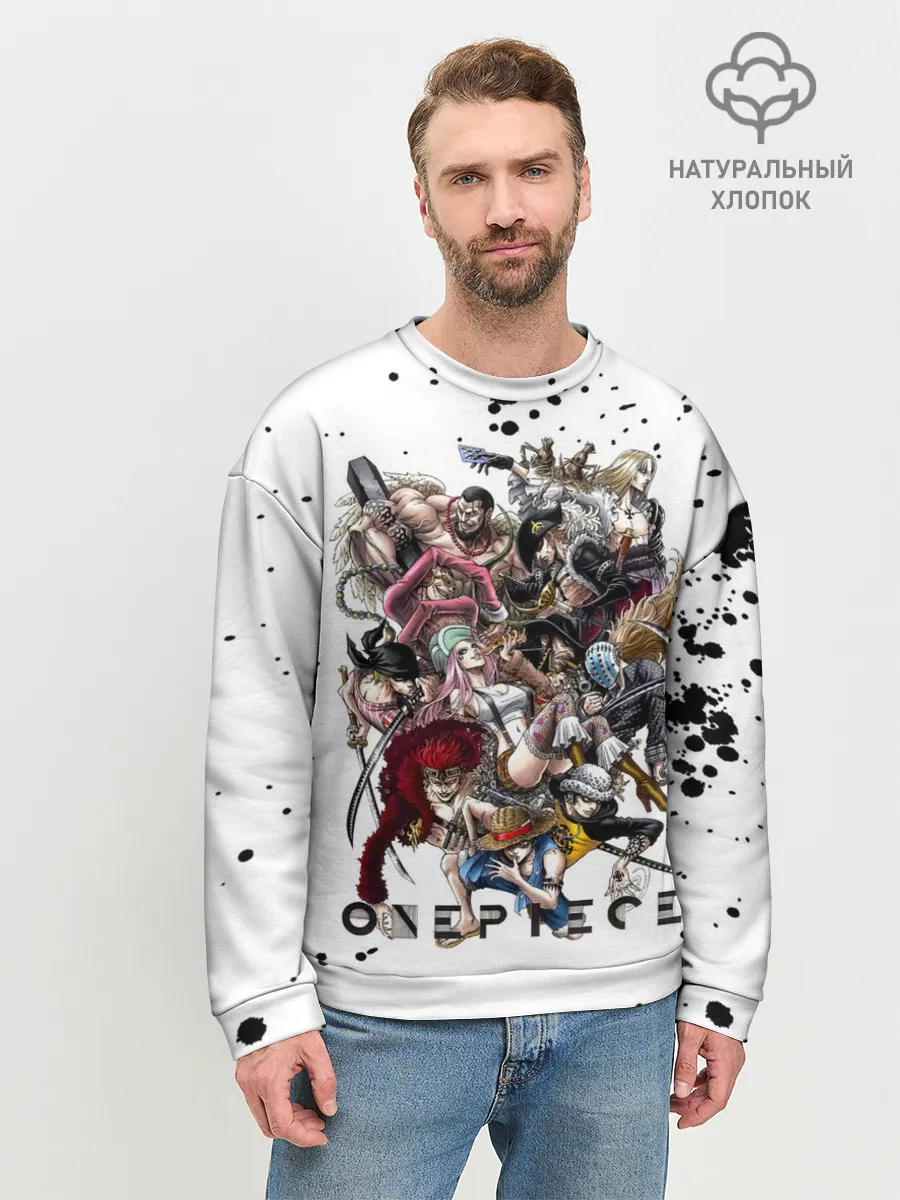 Мужской свитшот базовый / Пираты One Piece. Большой куш