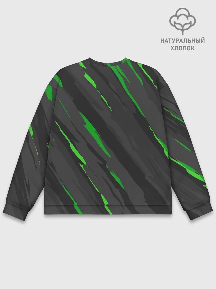 Мужской свитшот базовый / KAWASAKI / КАВАСАКИ / SPORT