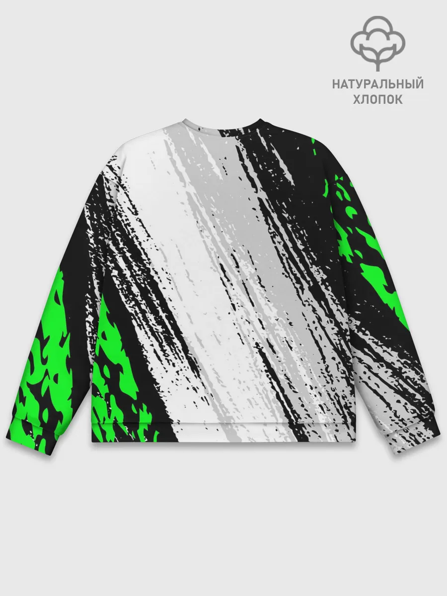 Мужской свитшот базовый / KAWASAKI / КАВАСАКИ / SPORT