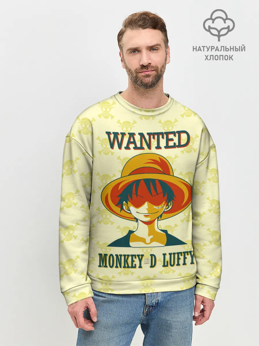 Мужской свитшот базовый / Манки Д. Луффи One Piece