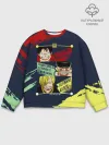 Мужской свитшот базовый / Луффи, Зоро и Санджи One Piece