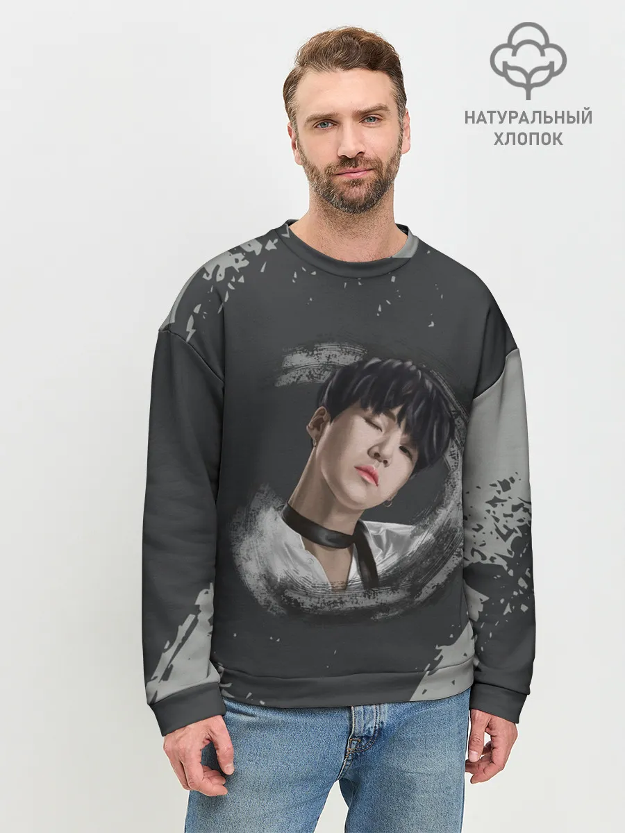 Мужской свитшот базовый / BTS | БТС