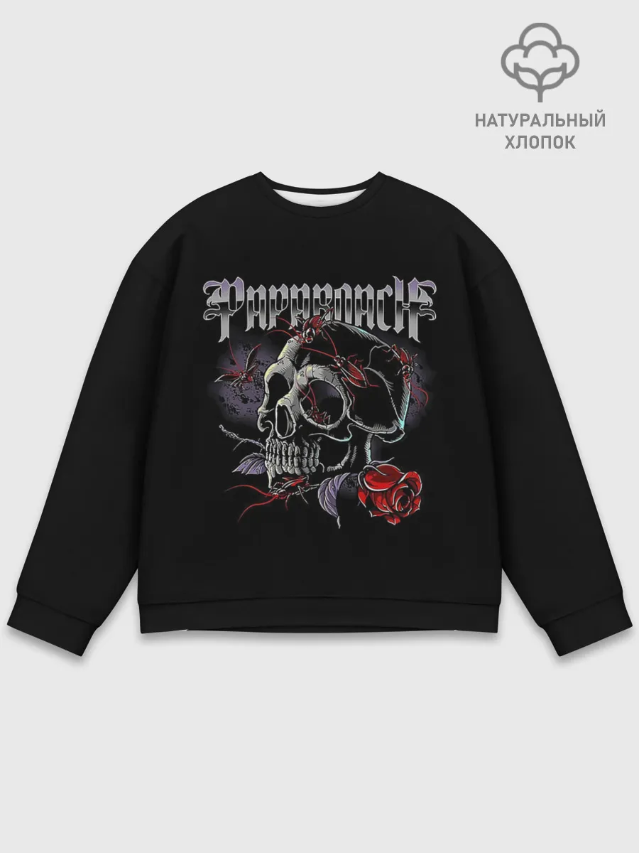Мужской свитшот базовый / Papa Roach Rose