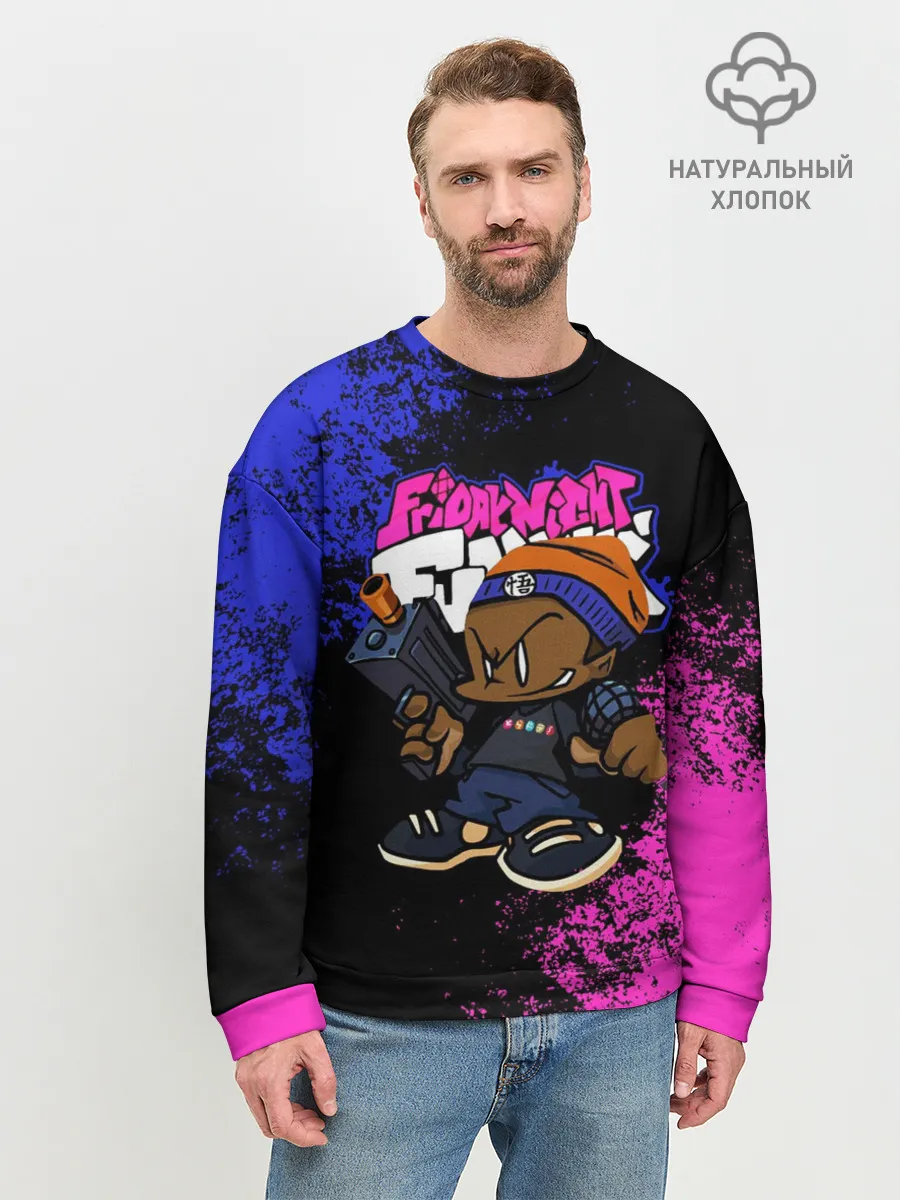 Мужской свитшот базовый / Black Пико