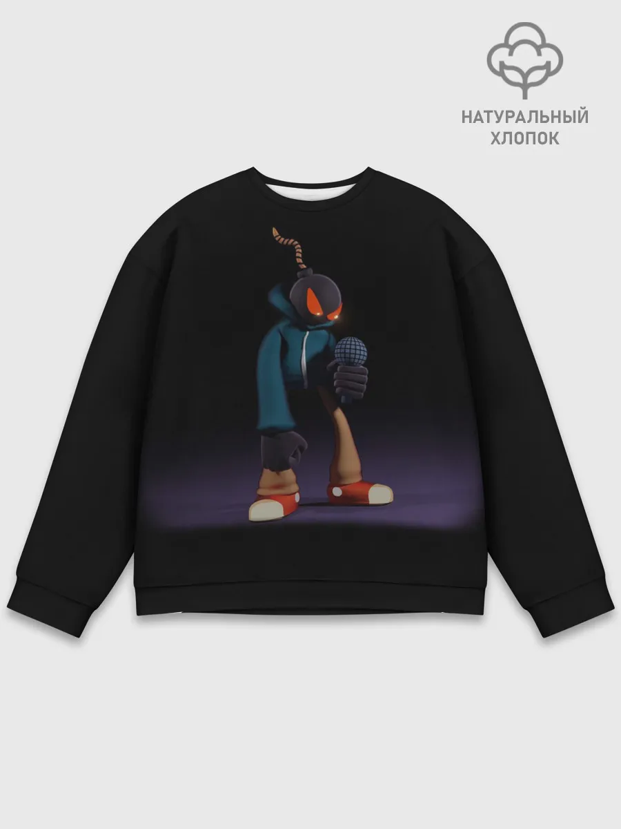 Мужской свитшот базовый / Friday Night Funkin Витти