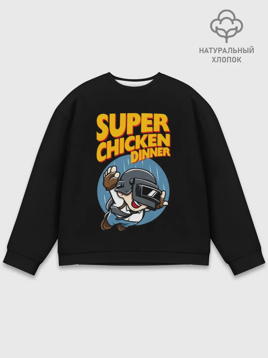 Мужской свитшот базовый / PUBG x Mario