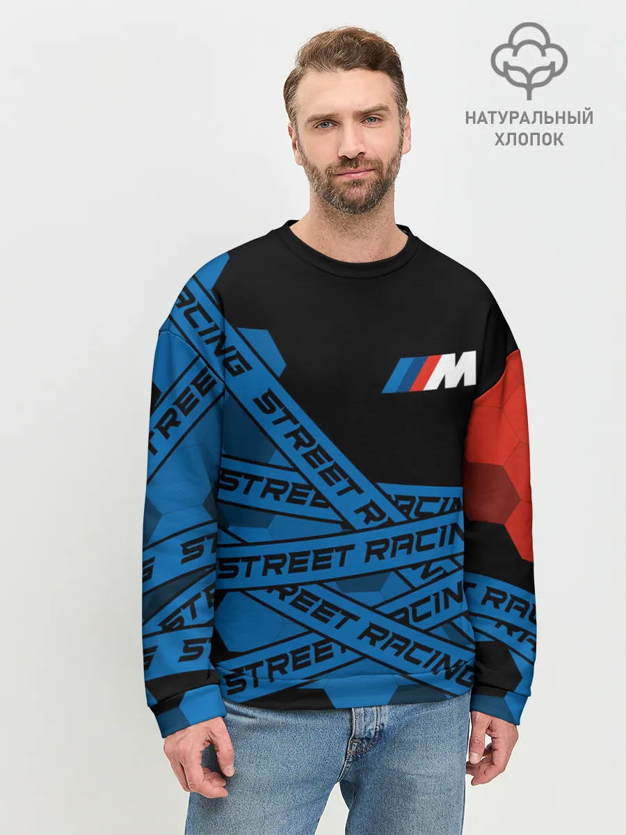 Мужской свитшот базовый / BMW - Racing