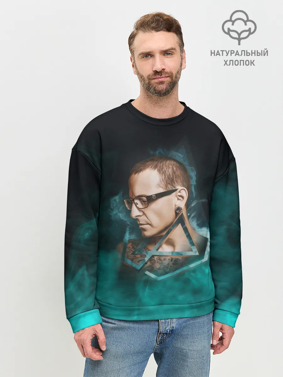 Мужской свитшот базовый / CHESTER | LINKIN PARK | ЛИНКИН ПАРК