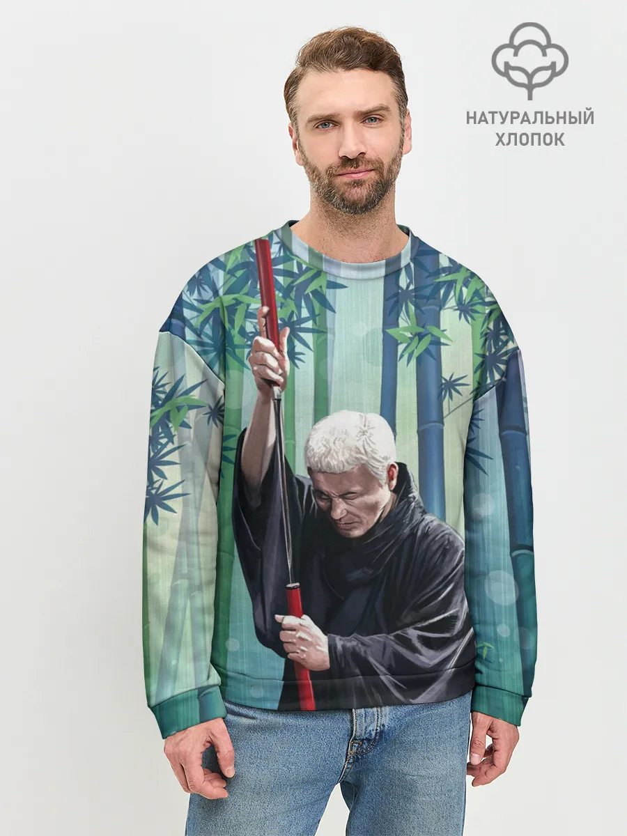 Мужской свитшот базовый / Слепой самурай Затойчи