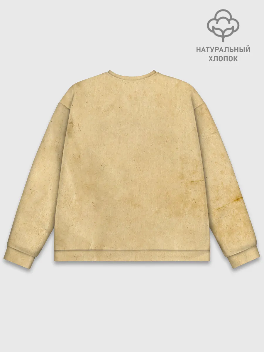 Мужской свитшот базовый / One Piece пираты Соломенной Шляпы