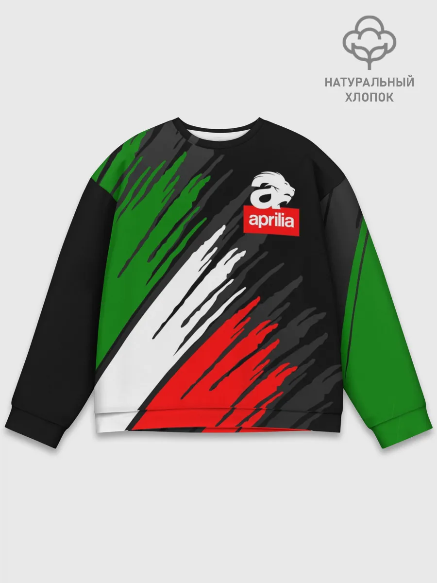 Мужской свитшот базовый / APRILIA / АПРИЛИЯ / ITALIA