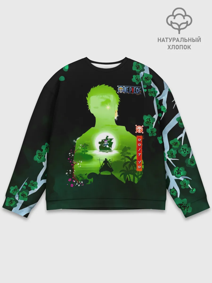 Мужской свитшот базовый / Зоро One Piece. Большой куш