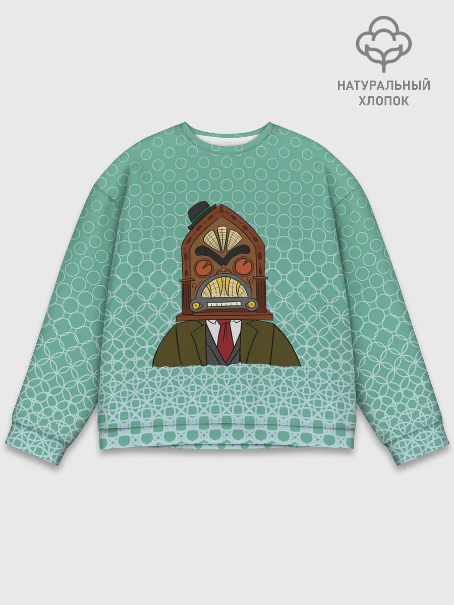 Мужской свитшот базовый / Radiohead | Радиохед | Logo