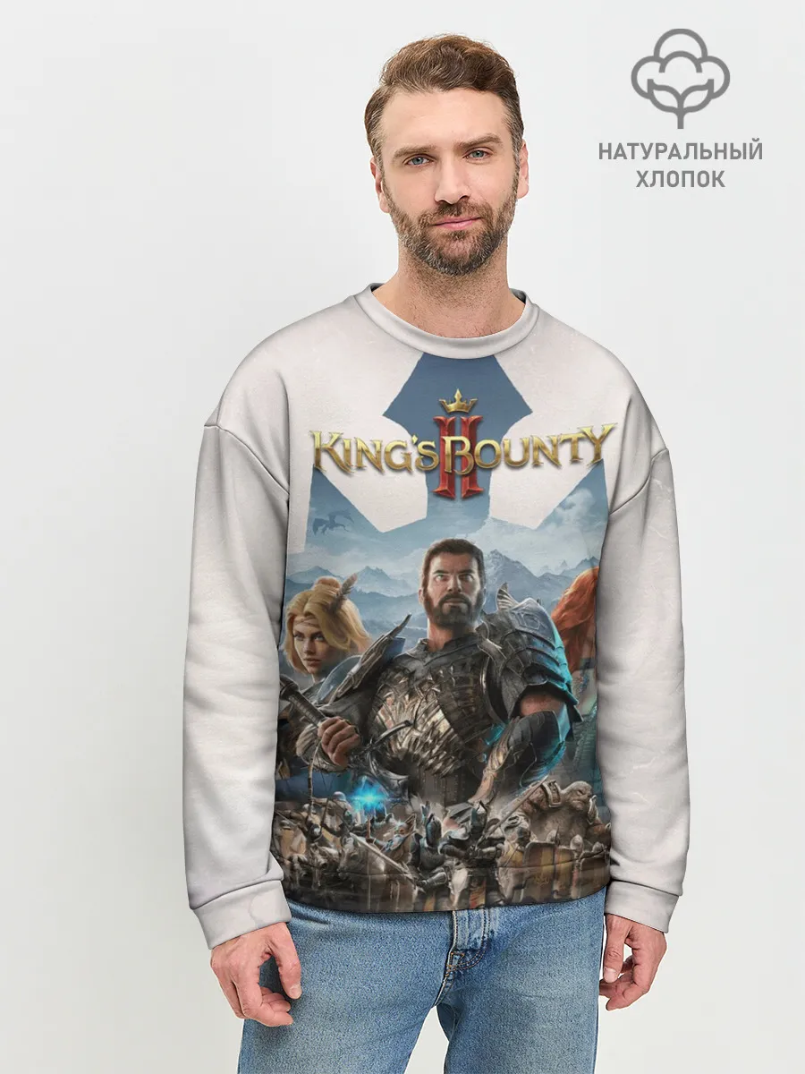 Мужской свитшот базовый / Kings Bounty 2 трио