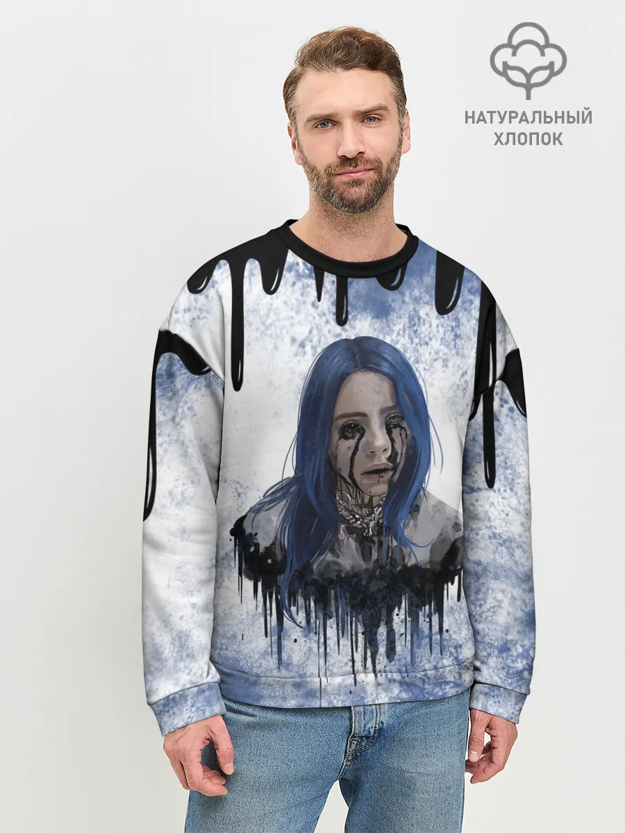 Мужской свитшот базовый / BILLIE EILISH | БИЛЛИ АЙЛИШ