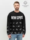 Мужской свитшот базовый / ПАБГ New State - Соты