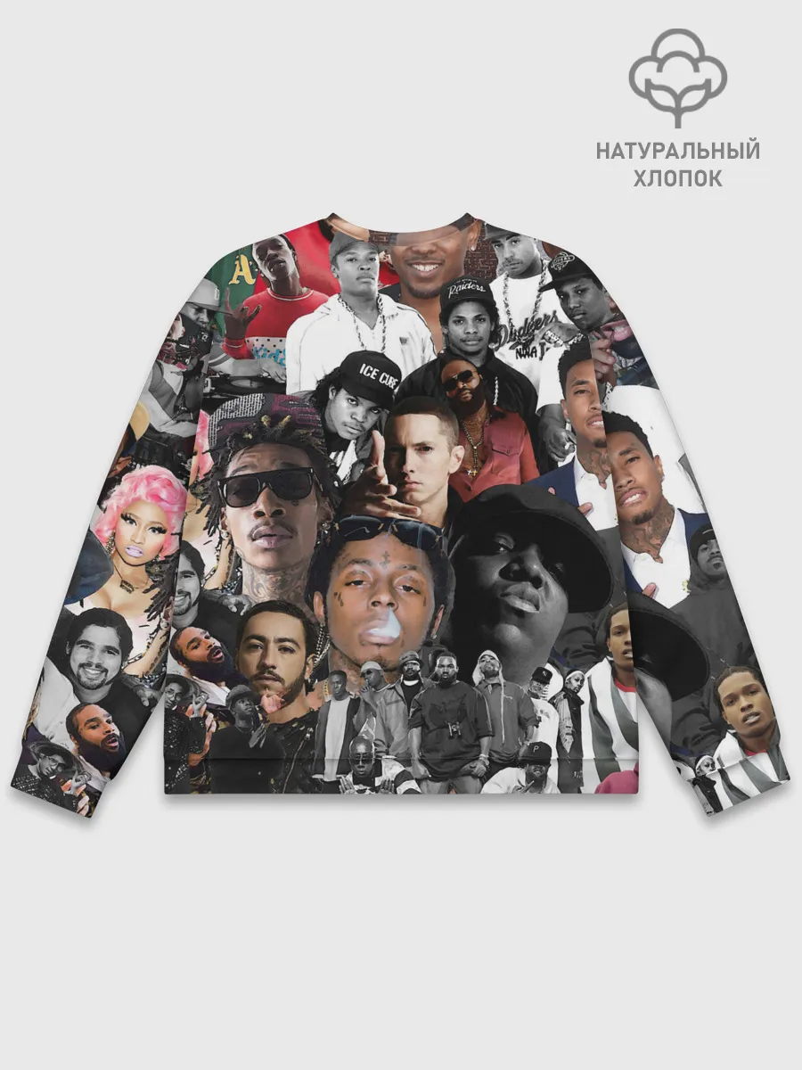 Мужской свитшот базовый / Короли Рэпа | KING RAP