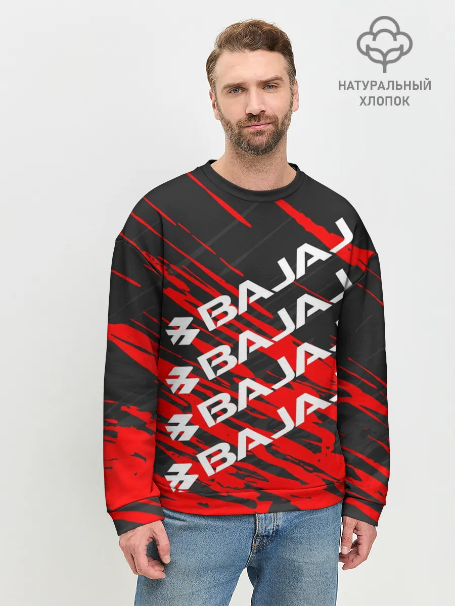 Мужской свитшот базовый / BAJAJ / БАДЖАДЖ / MOTOSPORT