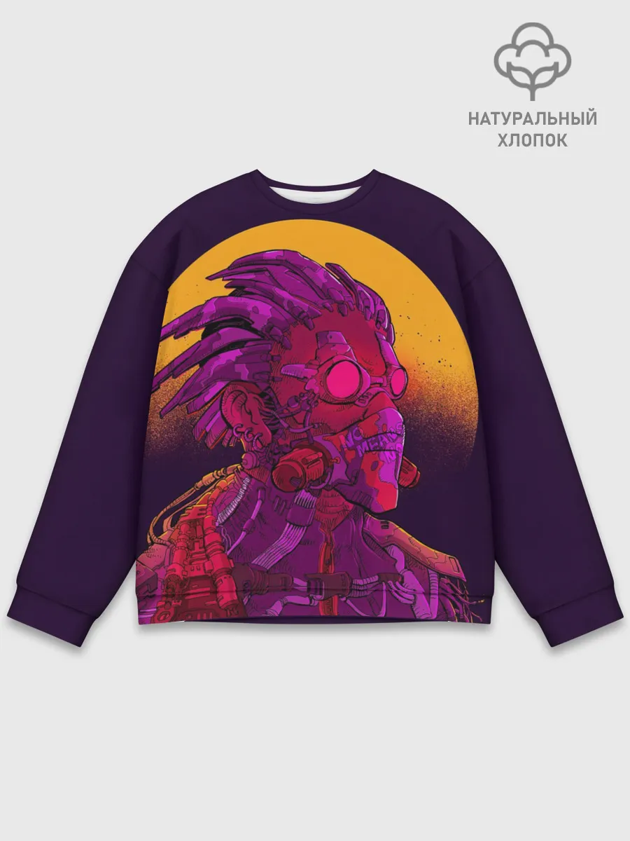 Мужской свитшот базовый / Cyberpunk 2077 | Cyberware