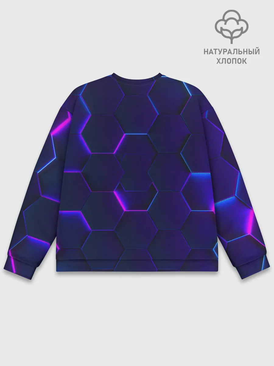 Мужской свитшот базовый / НЕОНОВАЯ БРОНЯ