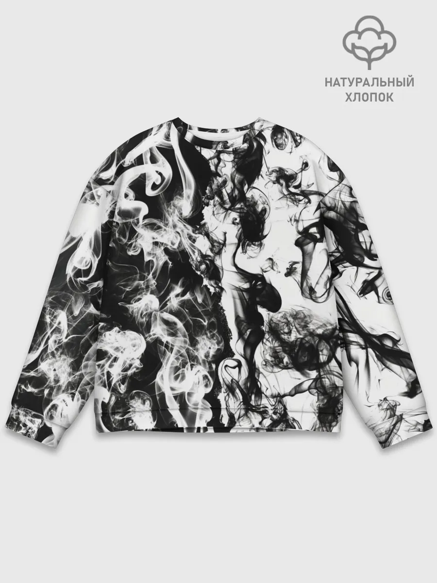 Мужской свитшот базовый / Dead water 3D. Мертвая вода 3Д