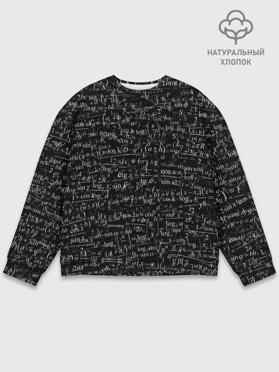 Мужской свитшот базовый / Математические формулы