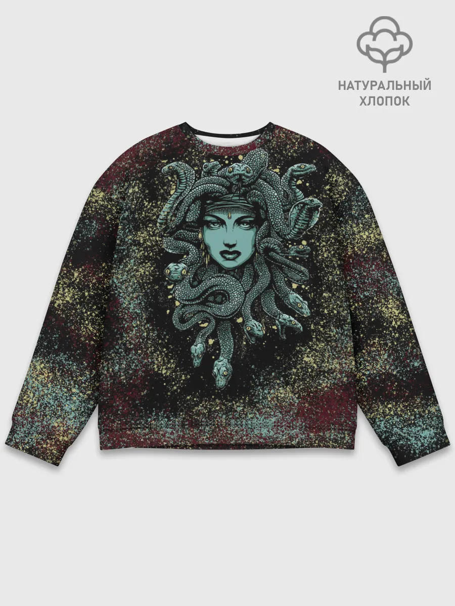 Мужской свитшот базовый / Медуза