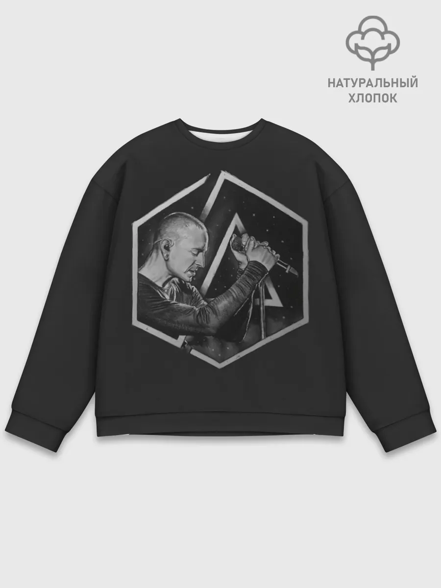 Мужской свитшот базовый / Честер скетч