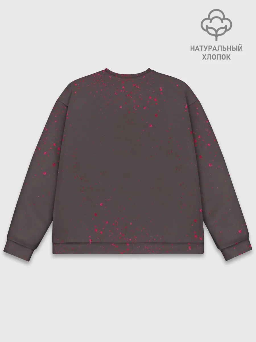 Мужской свитшот базовый / Сиреноголовый Монстр Кровь