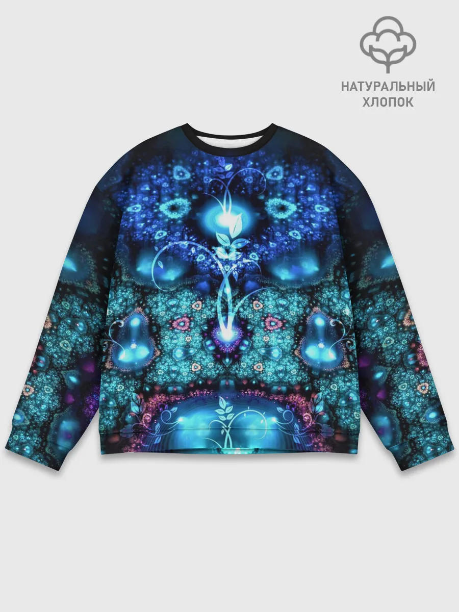 Мужской свитшот базовый / Источник жизни