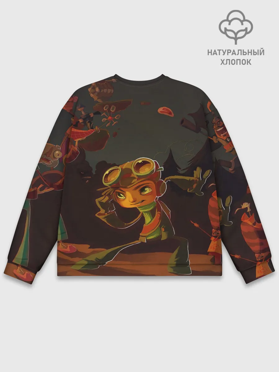 Мужской свитшот базовый / PsychoNauts 2 Распутин