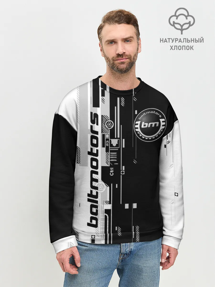 Мужской свитшот базовый / BALTMOTORS / ТЕХНО