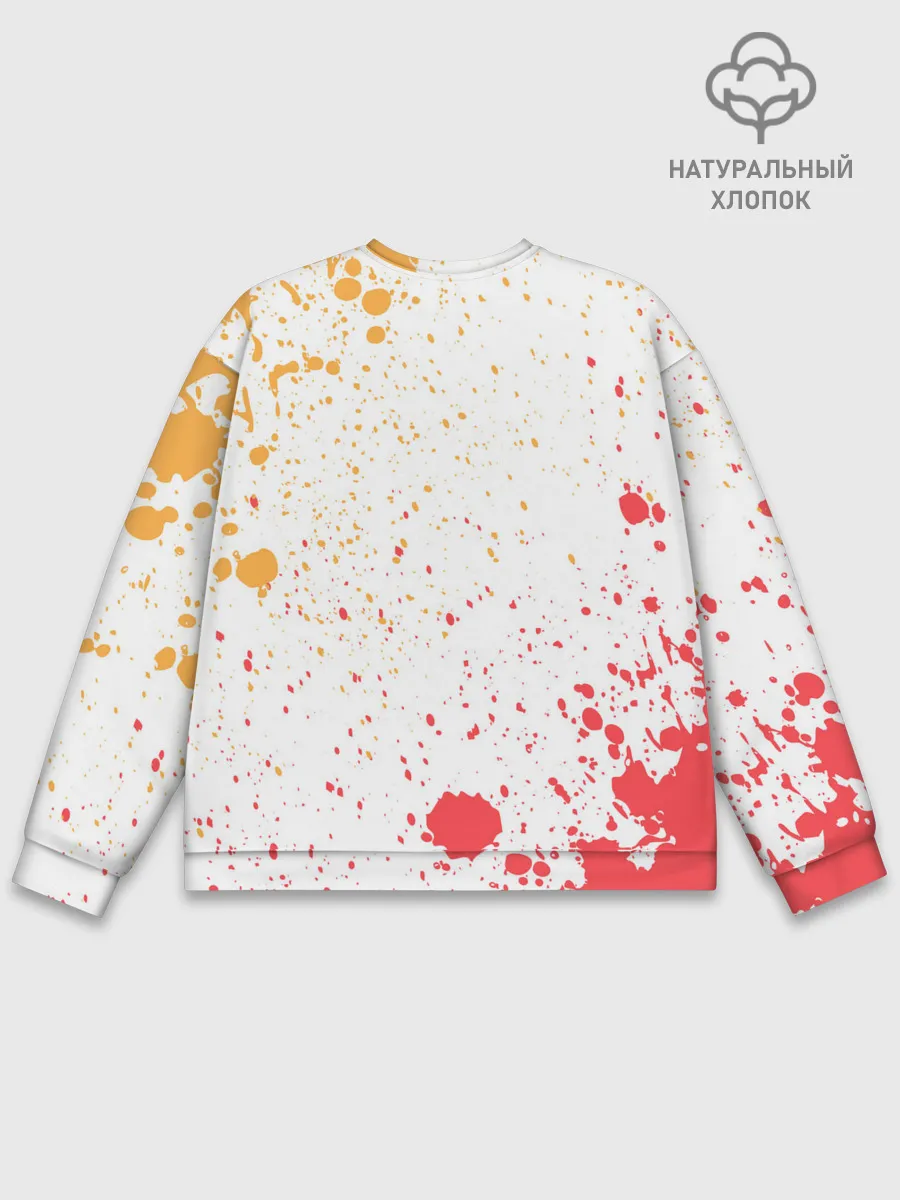 Мужской свитшот базовый / Pop It - Rocket - Paint