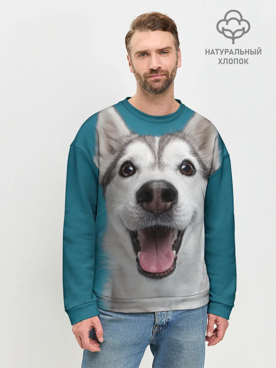 Мужской свитшот базовый / Хаски