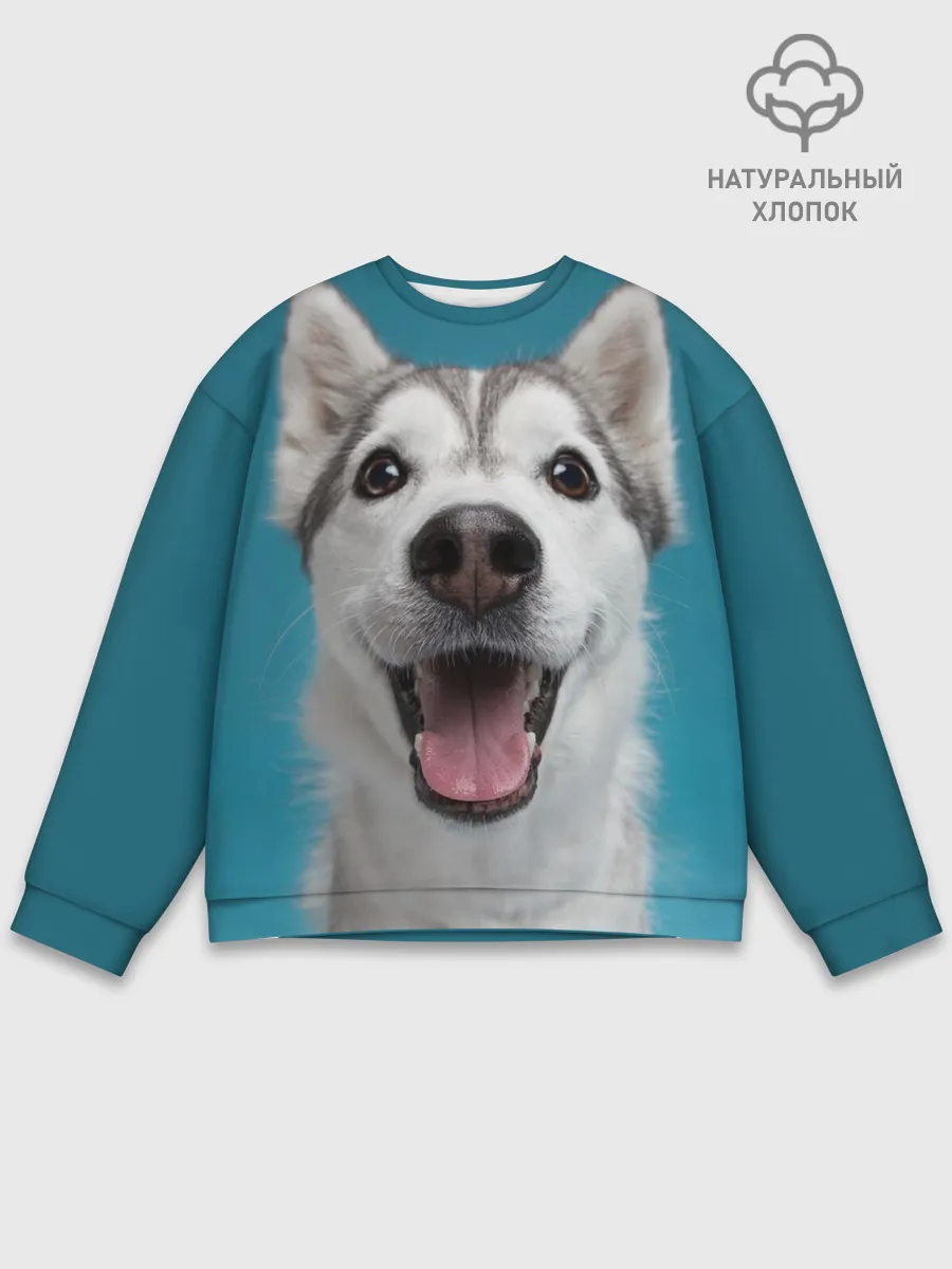 Мужской свитшот базовый / Хаски