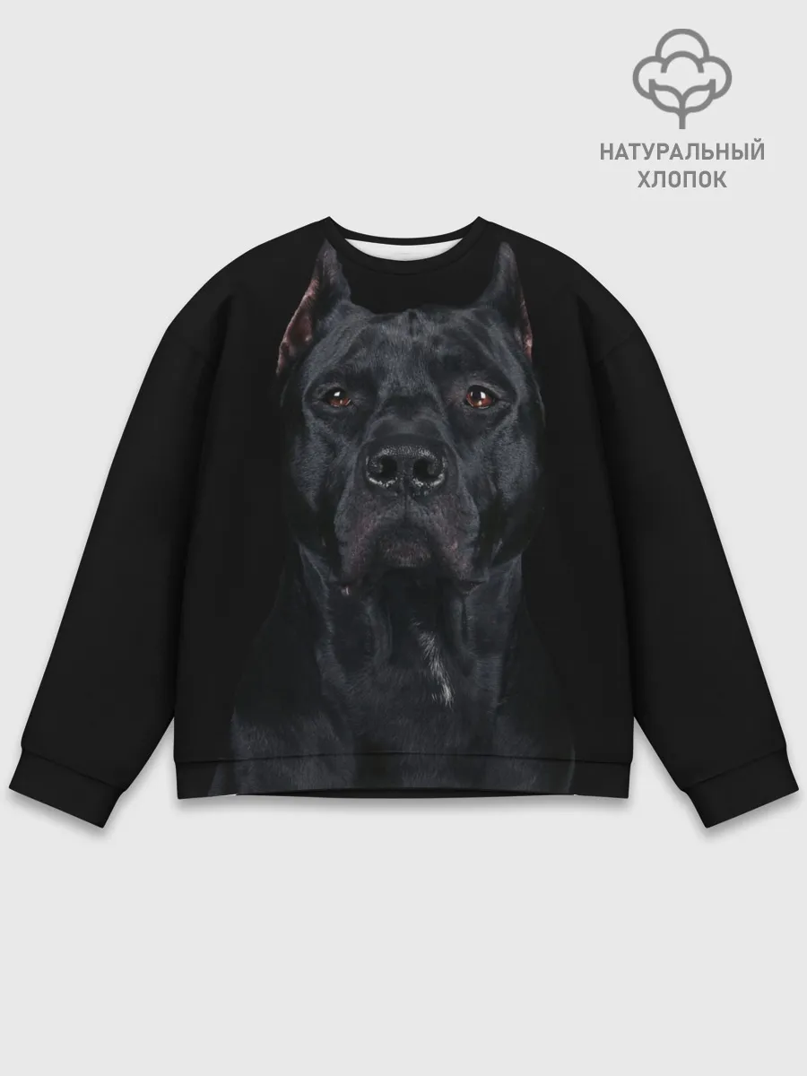 Мужской свитшот базовый / Кане-корсо | собака