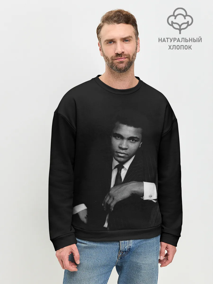 Мужской свитшот базовый / Мухаммед Али Mohammed Ali